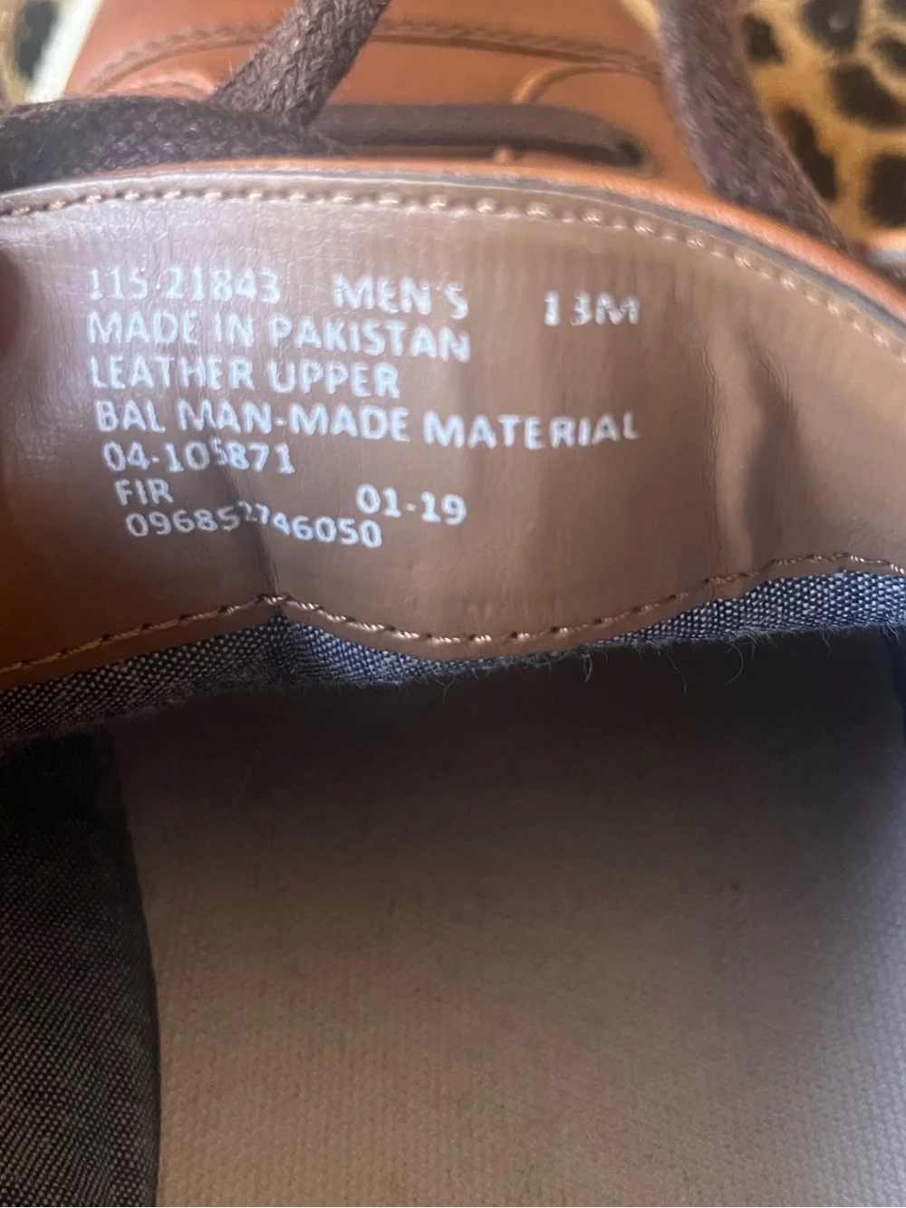 Men’s Lucky Brand Brown Leather Casual Comfort Work Shoes, Sneakers SZ 13